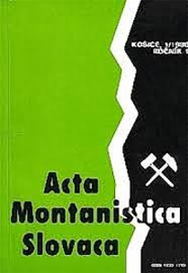Journal cover for Acta Montanistica Slovaca