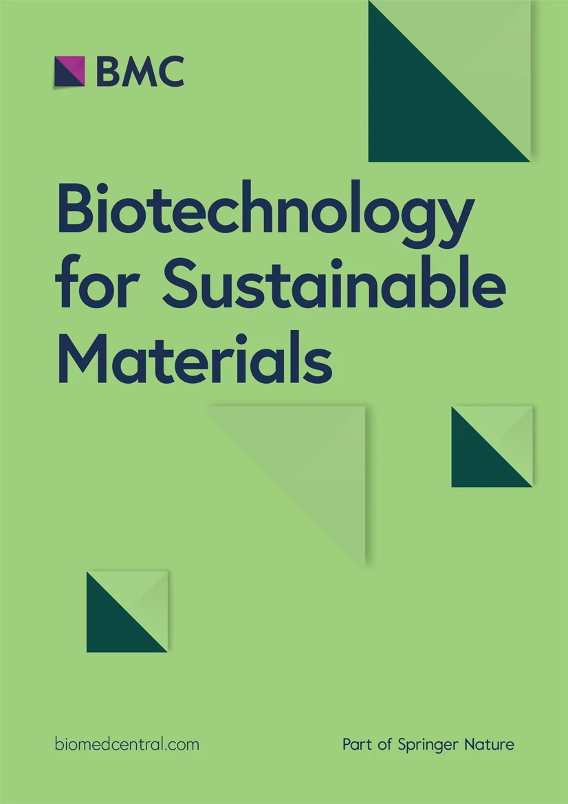 Journal cover for Bio-Technology for Sustainable Materials